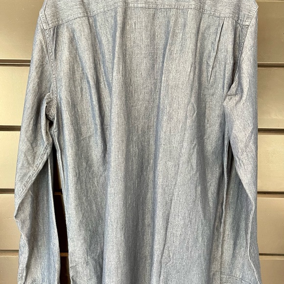 Weatherproof Vintage: LONG SLEEVE DENIM SHIRT IN DENIM - Picture 4 of 4